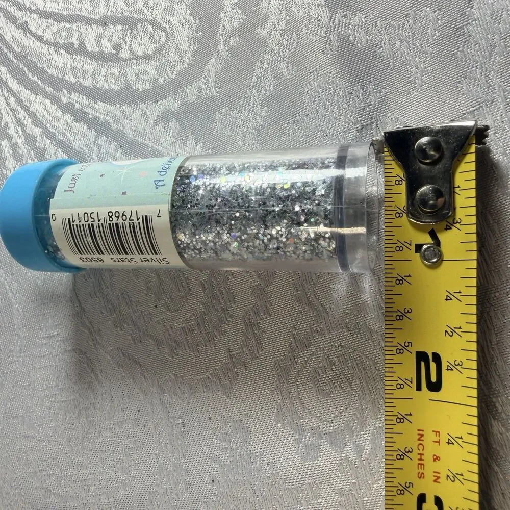 Vintage Fairy Dust ~ 2007 Silver Glitter With Stars, Rare Find!